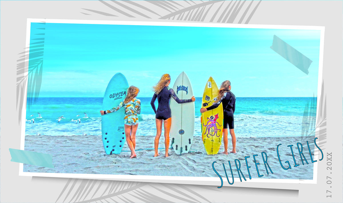 Surfer Girls by JANIce