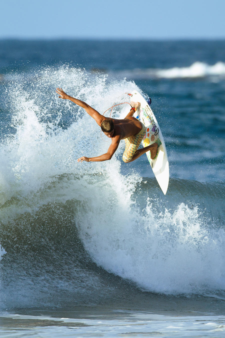 Maui, Kapalua, Professional surfer Albee Layer catches air on a wave. EDITORIAL USE ONLY. by PacificStock