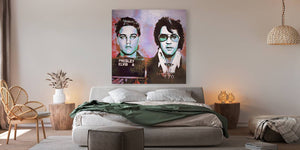 Elvis Presley Double Trouble Mug Shot  by Be Iconic Art